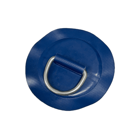 Z2314 - D-ring 53mm round, blue PVC material