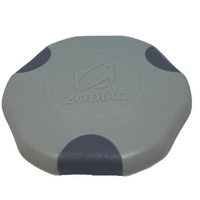 Z67395 - Zodiac afsluitdop ventiel grijs - nieuwe type -  met logo